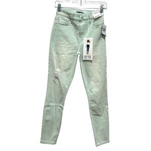 Celebrity pink high rise ankle skinny mint green jeans 
Size 3/26